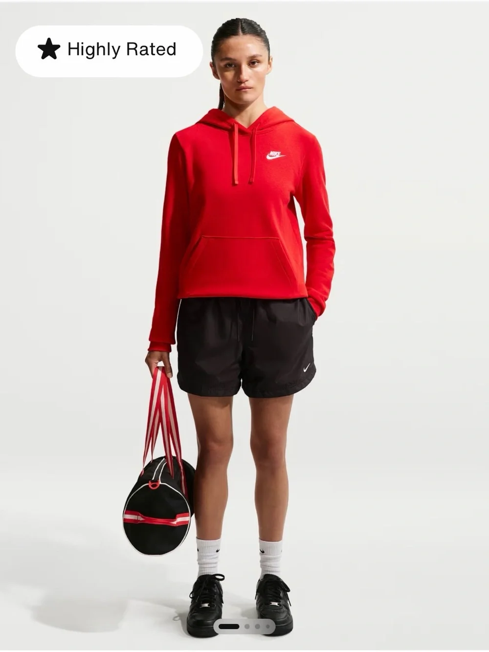 Nike training shorts drawcord